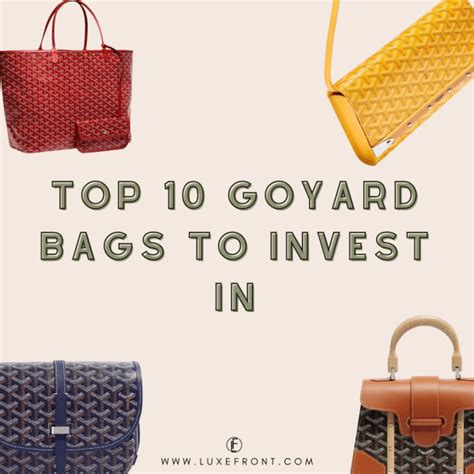 is goyard still popular 2023|goyard bags price list.